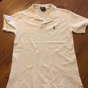 Polo by Ralph Lauren boys white polo size 12 14